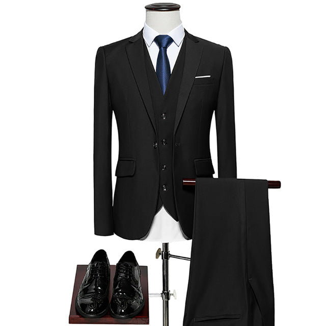 Suits Male Slim Fit