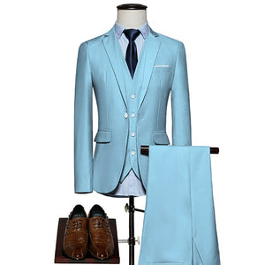 Suits Male Slim Fit