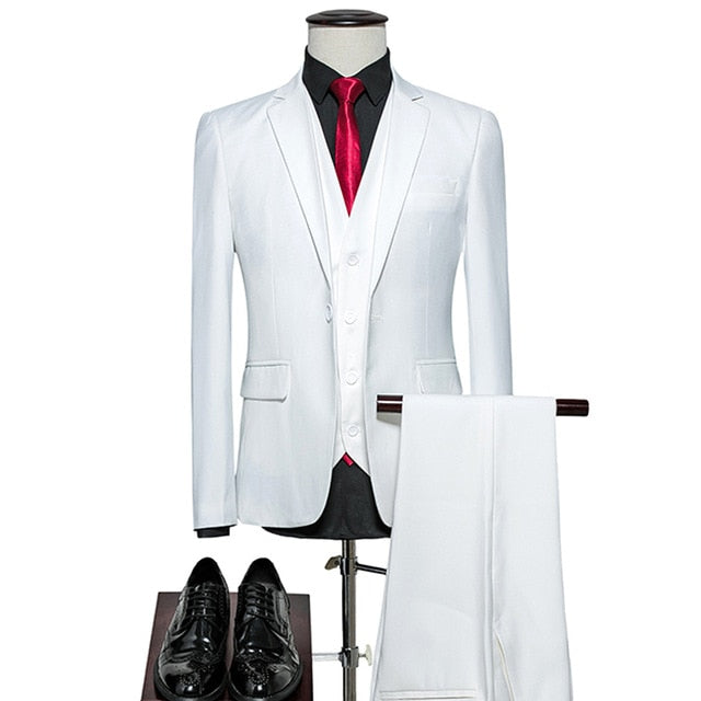 Suits Male Slim Fit