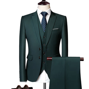 Green Slim Fit Tuxedo