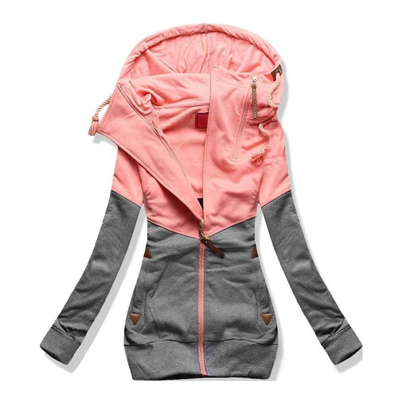 Oversize Double Hooded Sweatshirt Women