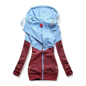 Oversize Double Hooded Sweatshirt Women