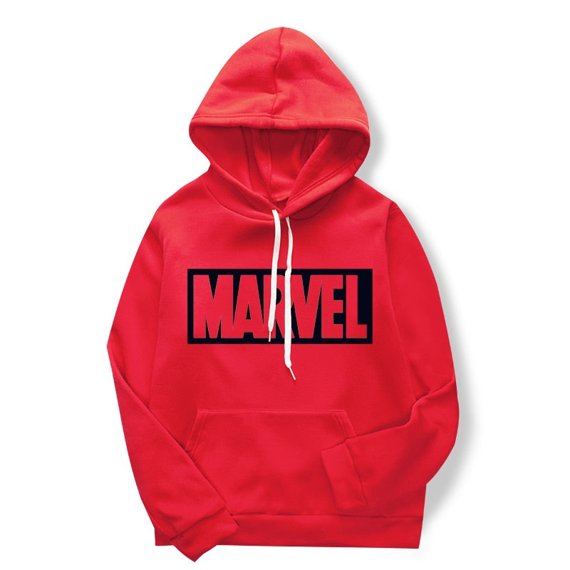 Marvel monogrammed hooded sweatshirt
