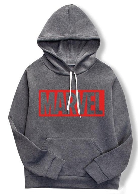 Marvel monogrammed hooded sweatshirt