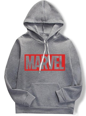 Marvel monogrammed hooded sweatshirt