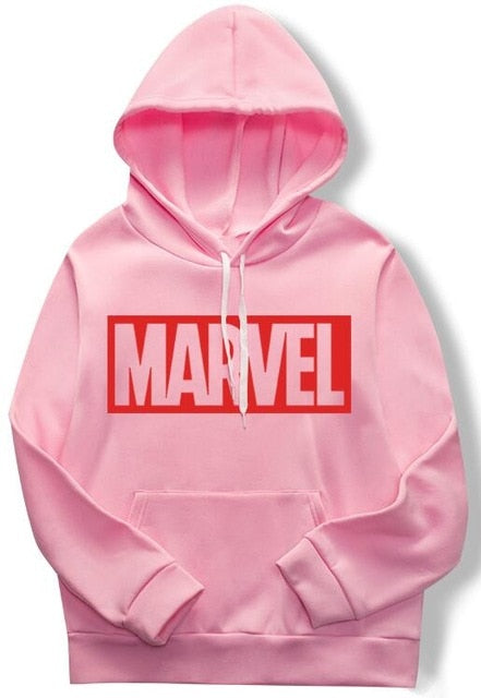 Marvel monogrammed hooded sweatshirt