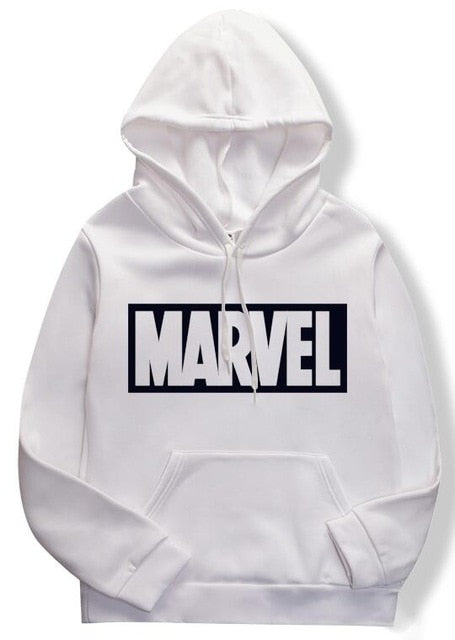 Marvel monogrammed hooded sweatshirt