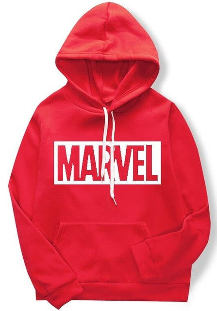 Marvel monogrammed hooded sweatshirt