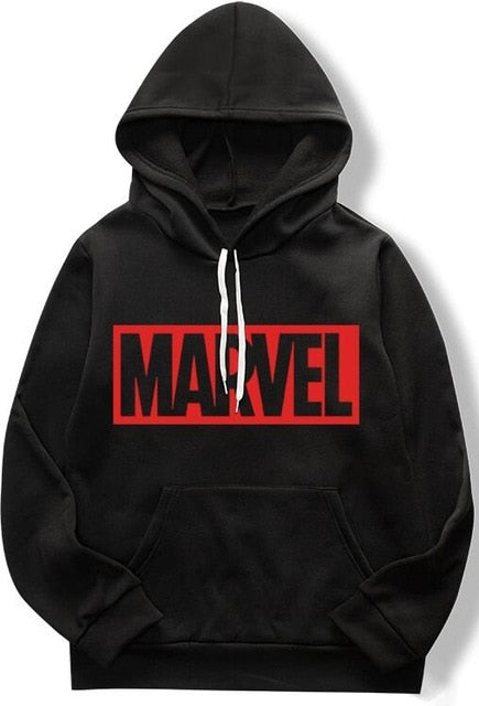 Marvel monogrammed hooded sweatshirt