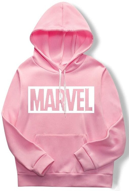 Marvel monogrammed hooded sweatshirt