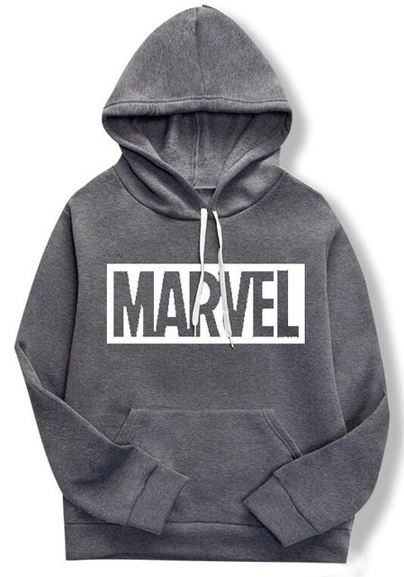 Marvel monogrammed hooded sweatshirt