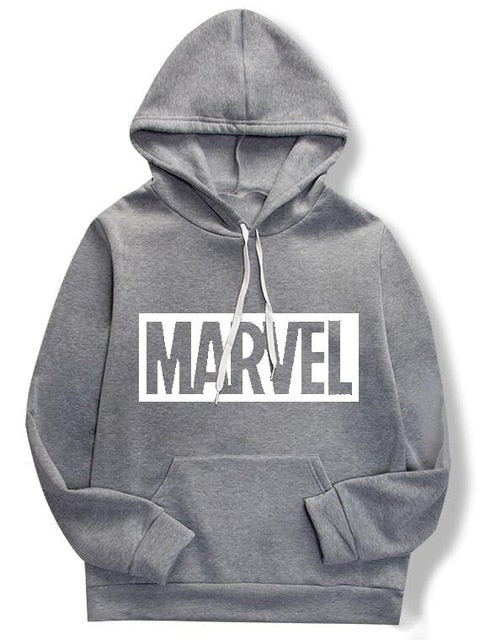 Marvel monogrammed hooded sweatshirt