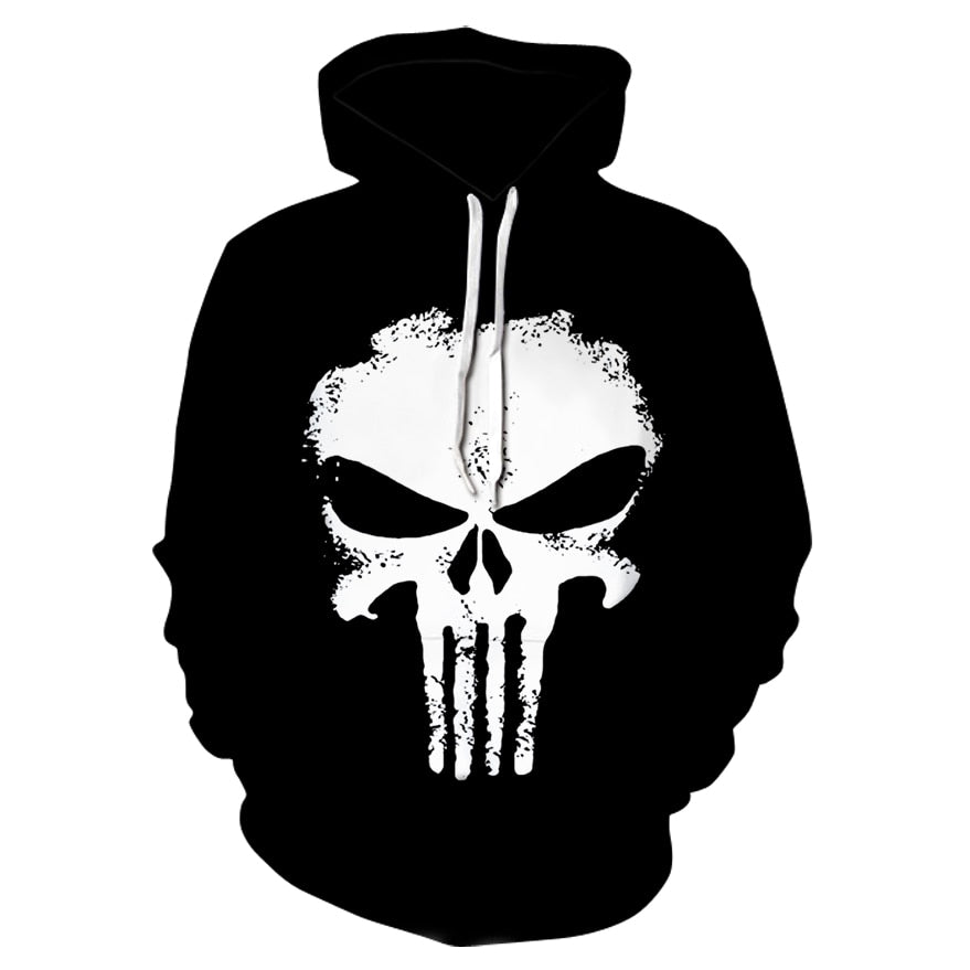 black skull Women Sweatshirt