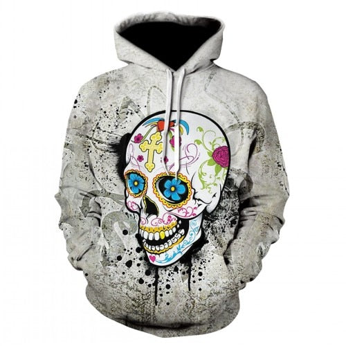 black skull Women Sweatshirt