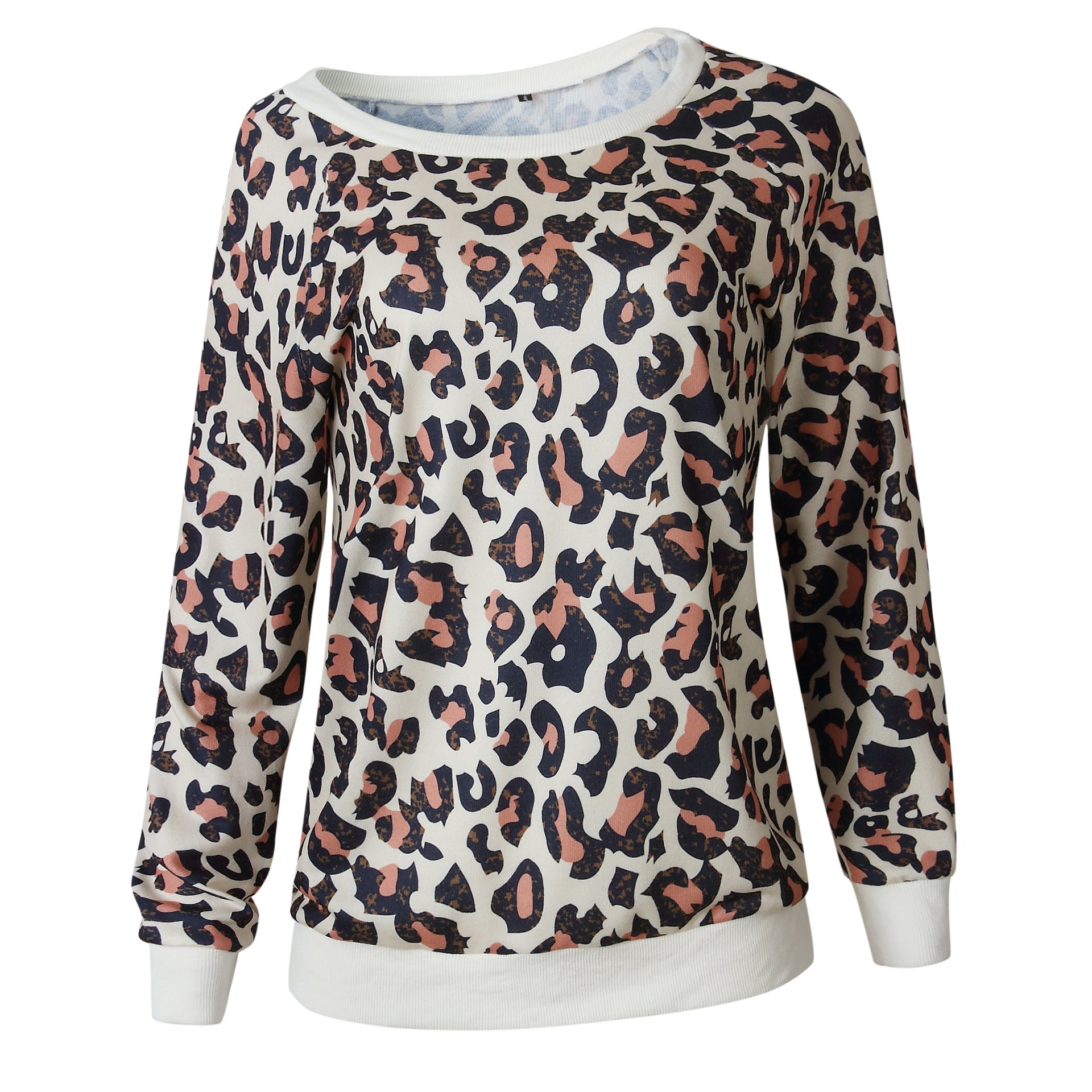 Leopard Pullover Hoodie Womens