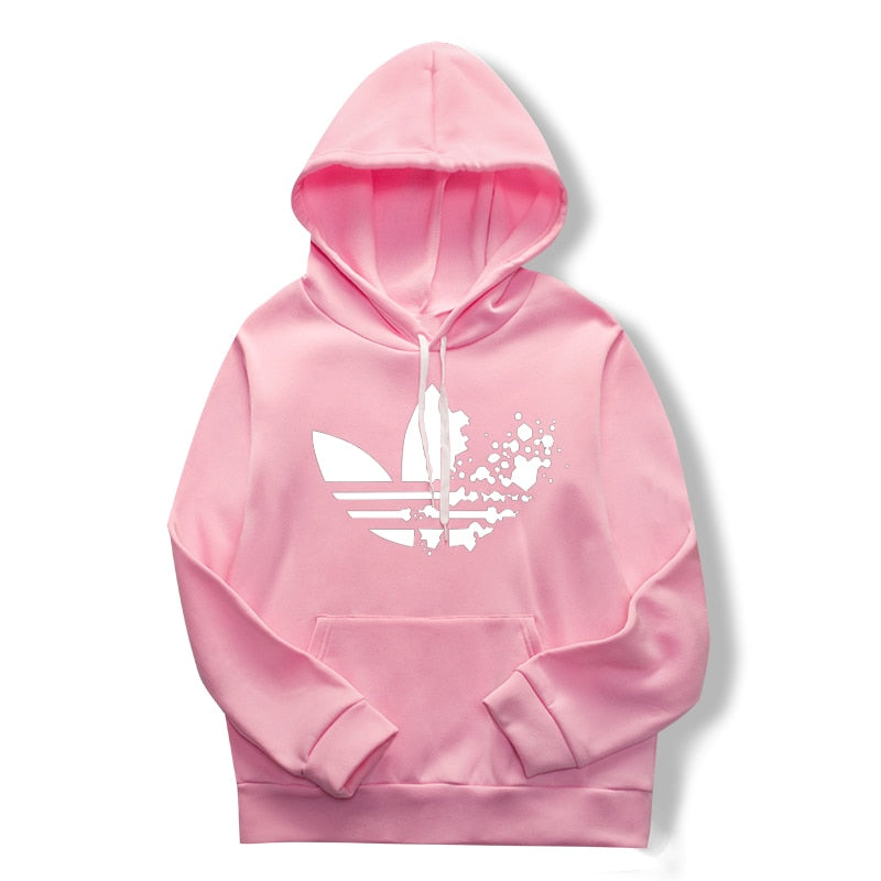 Pink hoodie pullover women's