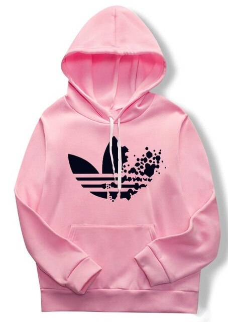 Pink hoodie pullover women's