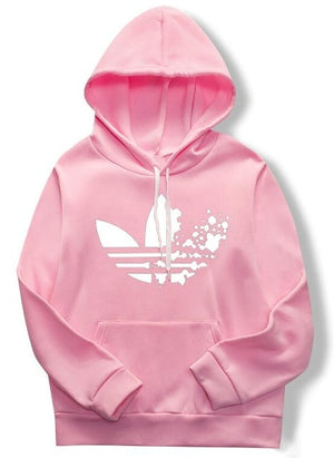 Pink hoodie pullover women's