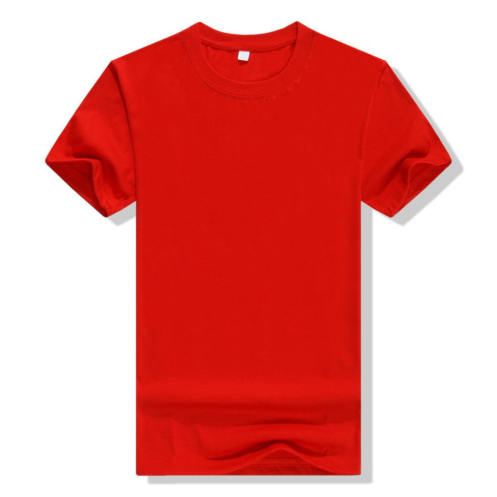 New Men's T-shirt Cotton Solid Color