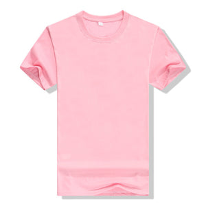 New Men's T-shirt Cotton Solid Color