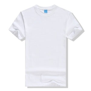 New Men's T-shirt Cotton Solid Color