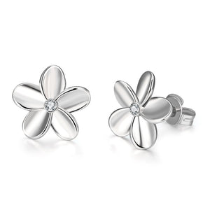 Flower Crystal Earrings