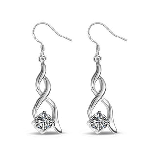 Rose Earrings Ladies Classic