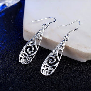 Rose Earrings Ladies Classic