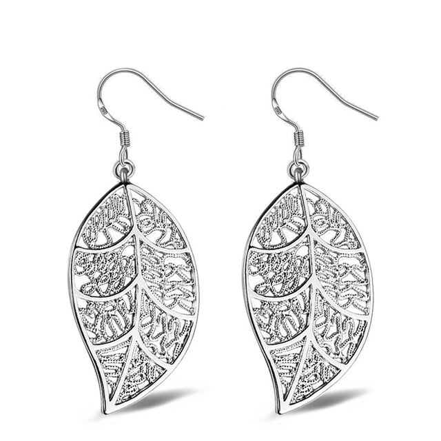 Rose Earrings Ladies Classic