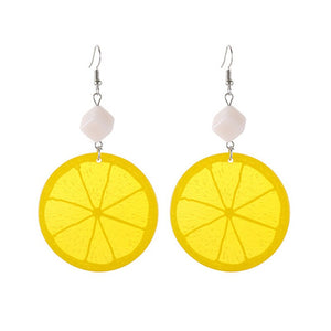 Lemon Orange Round For Women Pendant