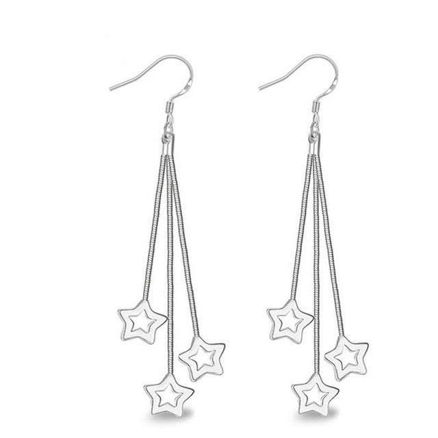 Long Tassel Earrings Fashion Ladies